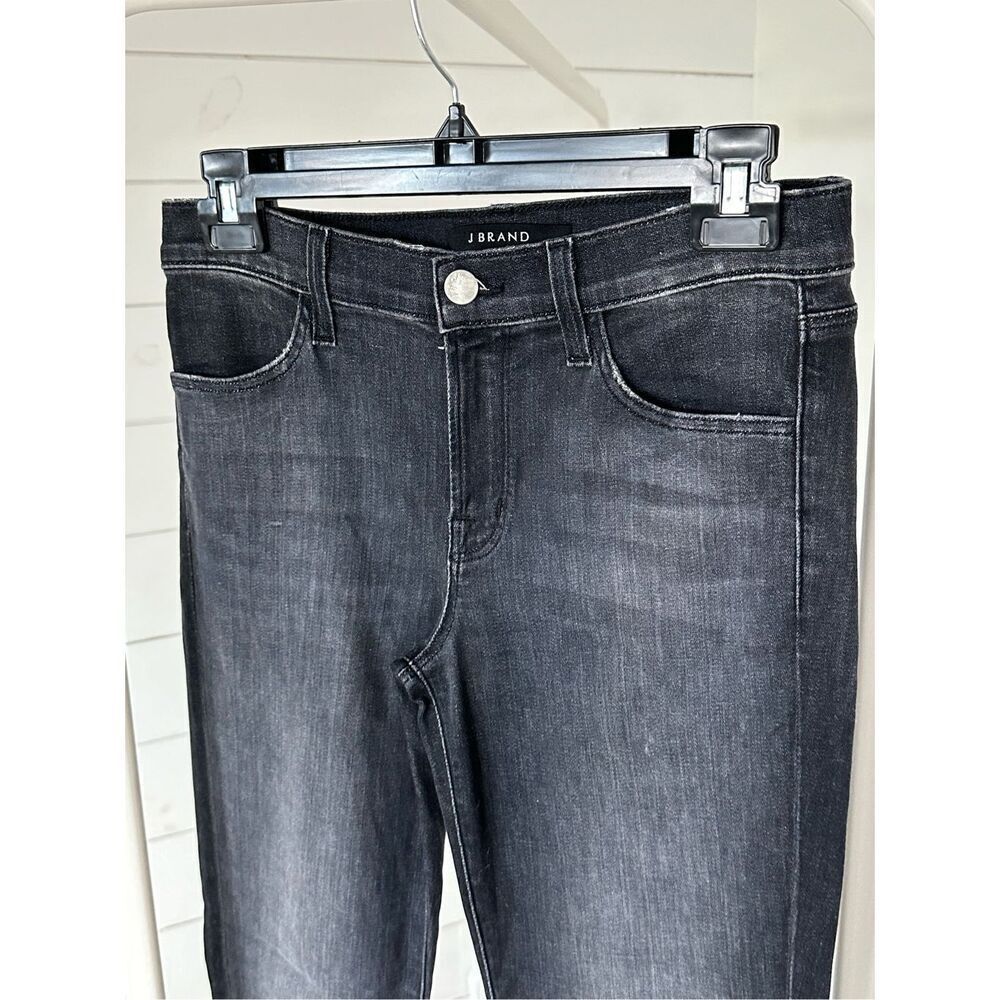 J Brand‎ heath denim skinny jeans Womens 28 Black zippered legs